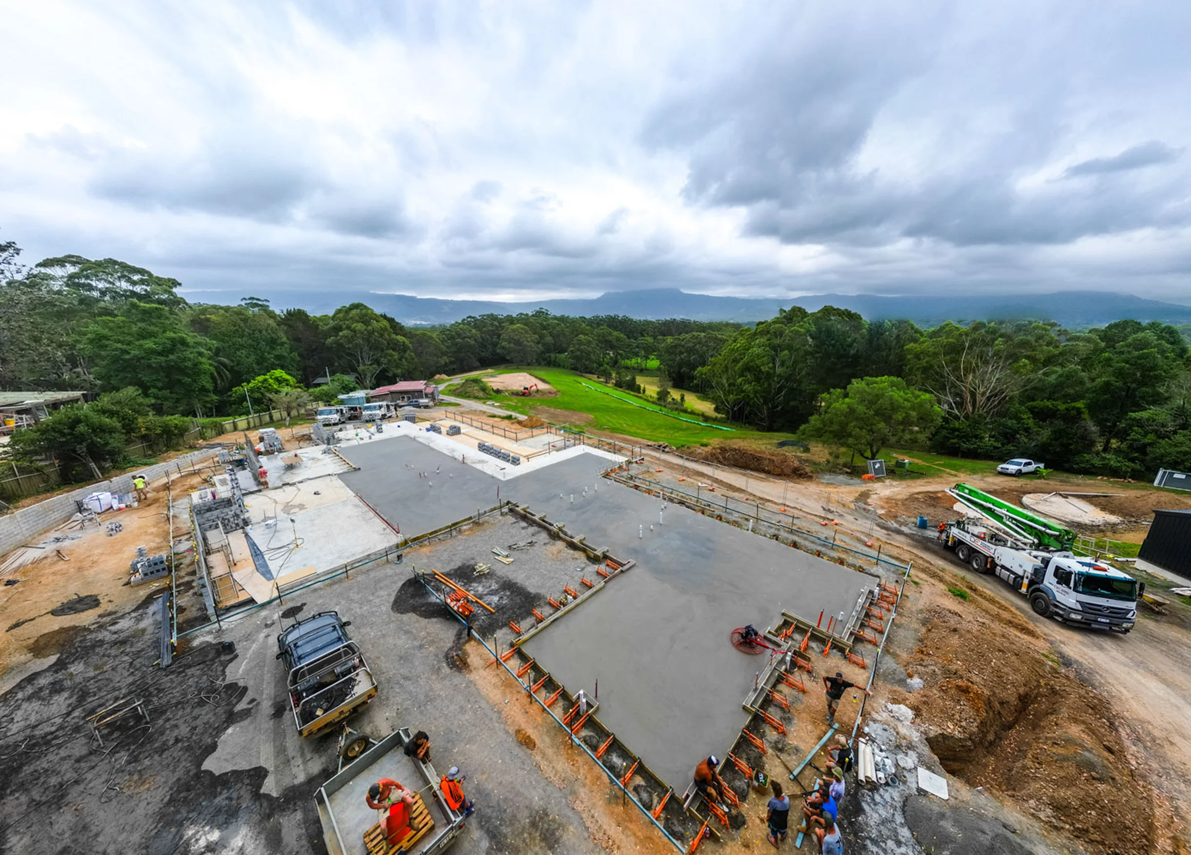 Building on Gerringong's slopes